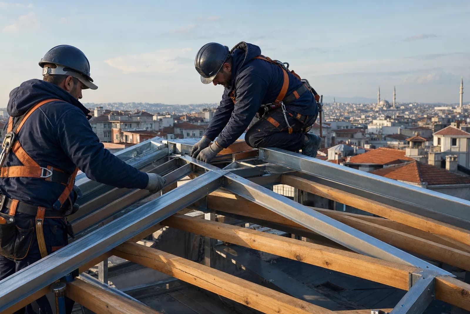 Teras & Veranda Kapama İstanbul çatı uygulaması